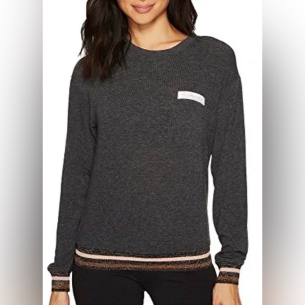 Spiritual Gangster Namaste Patch Crew Neck Savasana Sweater Size Extra Small